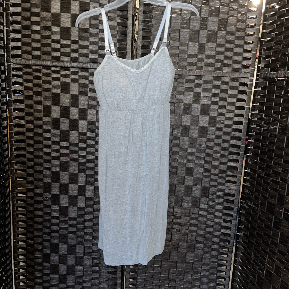 Gray Spaghetti Strap dress